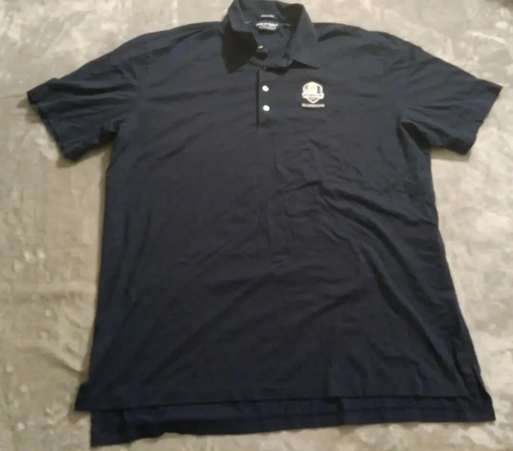 Polo Golf Ralph Lauren Ryder Cup 2016 Hazeltine Polo Shirt Mens XL Vintage Lisle